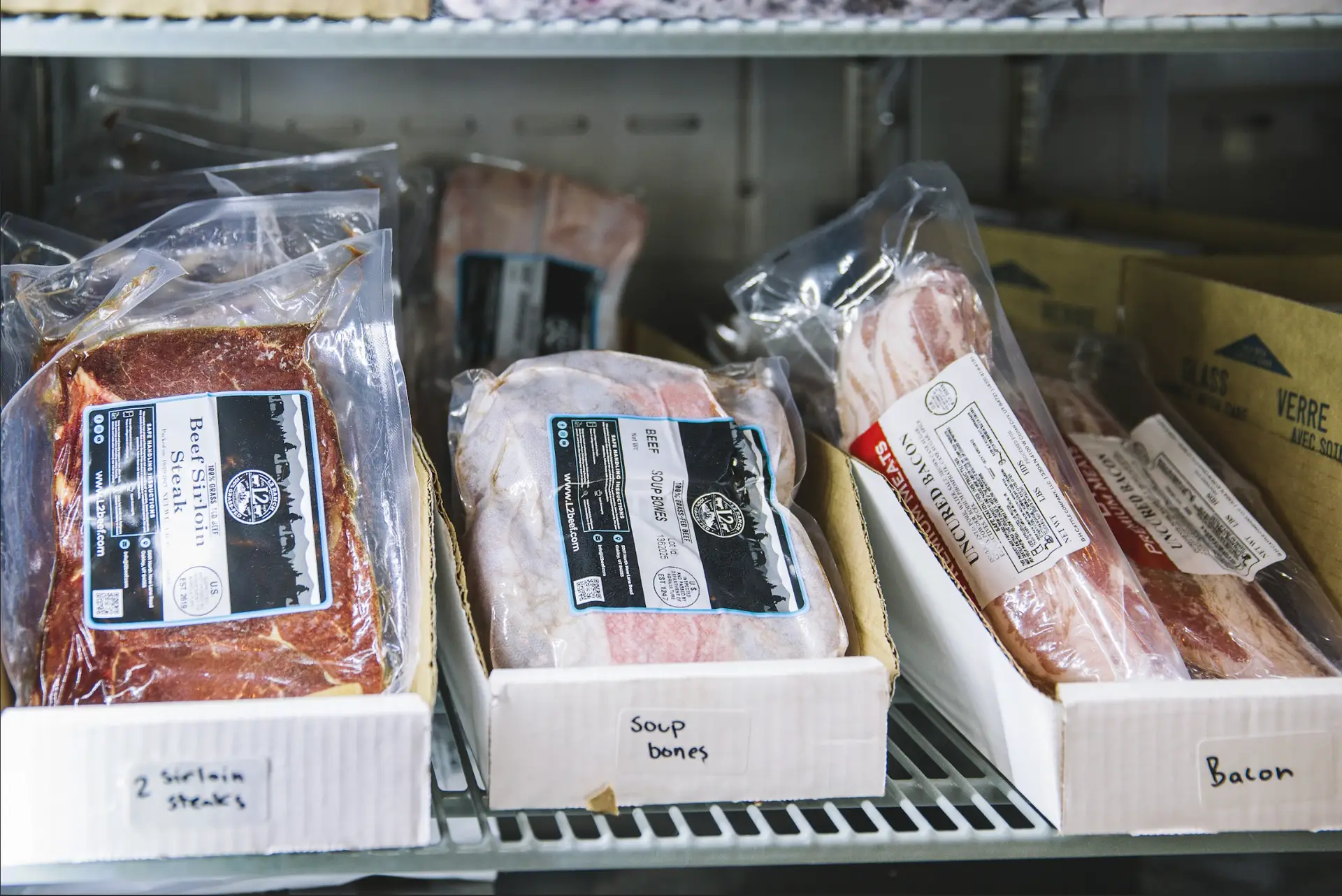 L2 Ranch grass-fed beef at +7 Farm Store